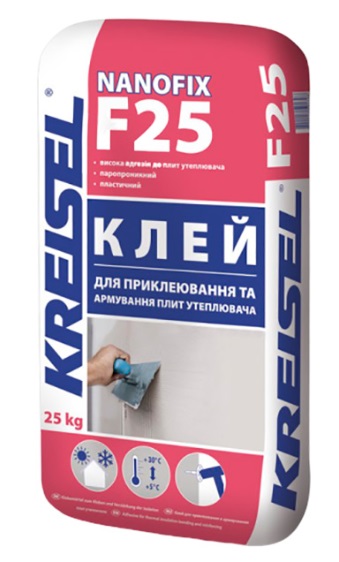 Клей для теплоізоляції KREISEL Nanofix F25 25 кг